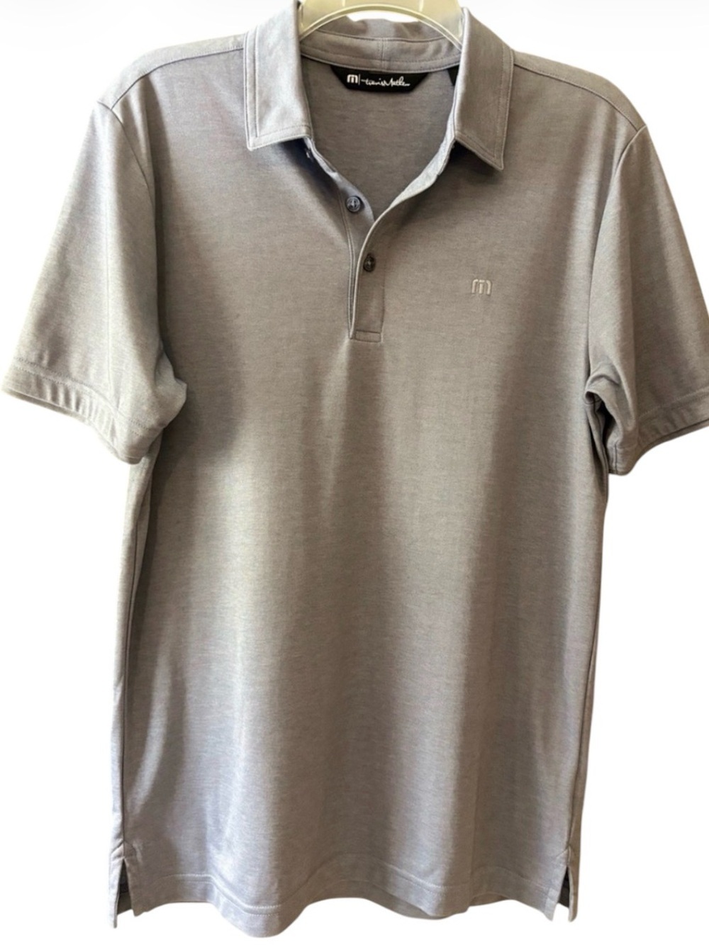 NWOT Travis Mathews Men’s Polo Size S Heather Grey